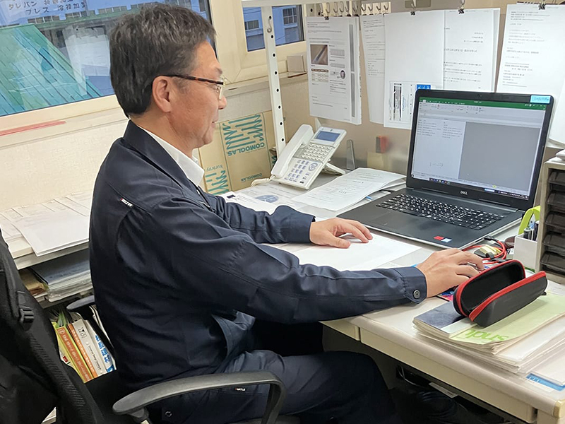 日報提出・退勤